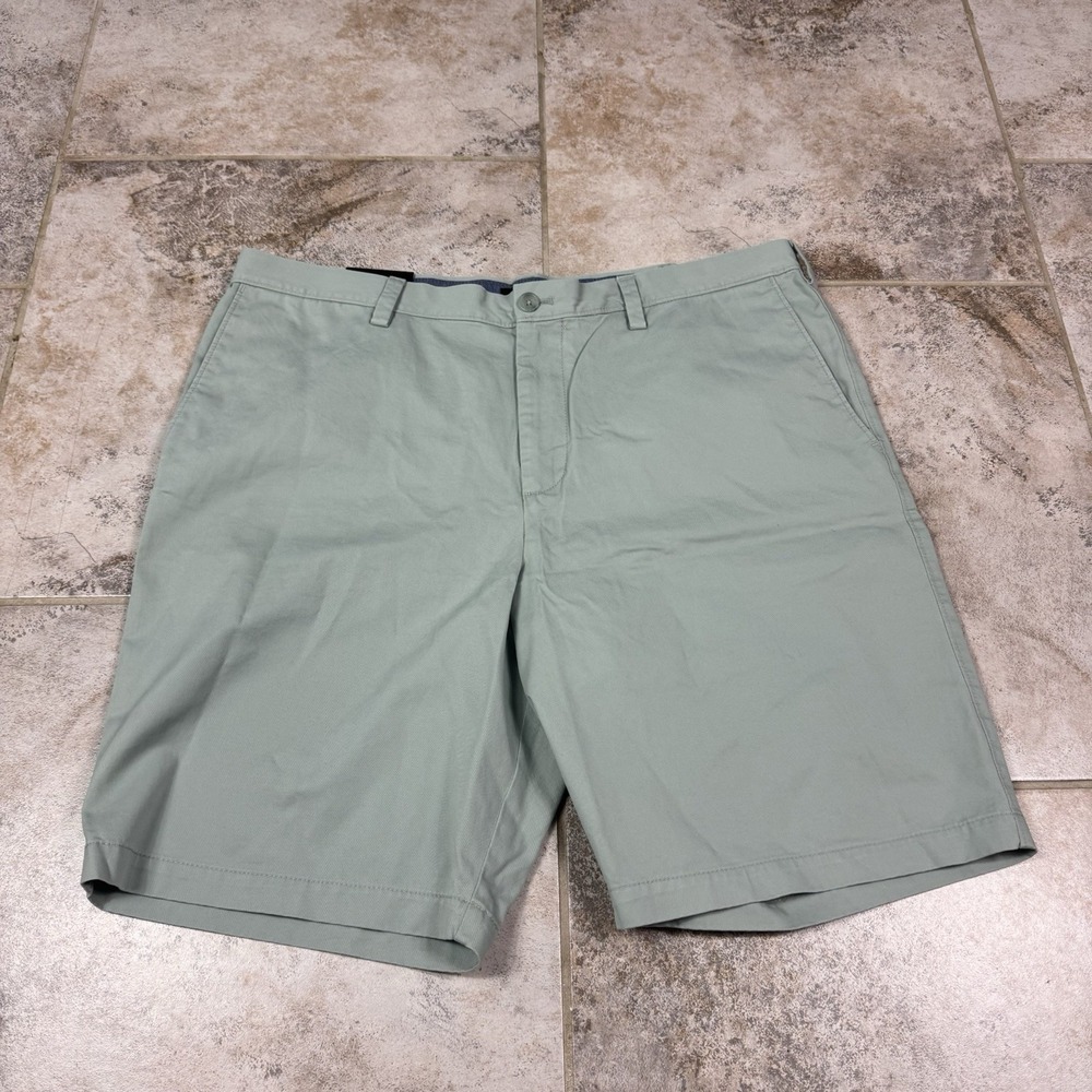 Banana Republic Aiden Shorts Men's 38 Green Slim Fit Preppy Casual 10 Inch